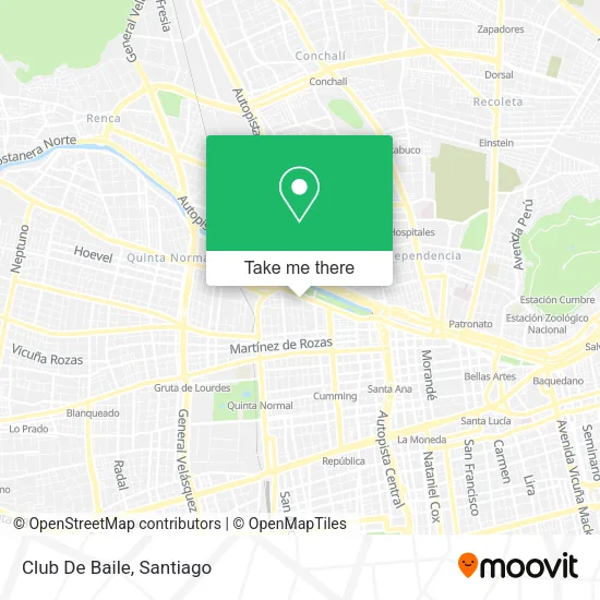 Club De Baile map