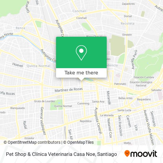 Pet Shop & Clínica Veterinaria Casa Noe map