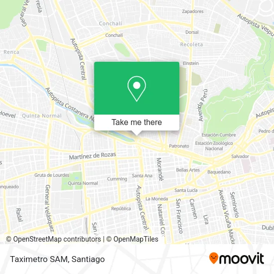 Taximetro SAM map