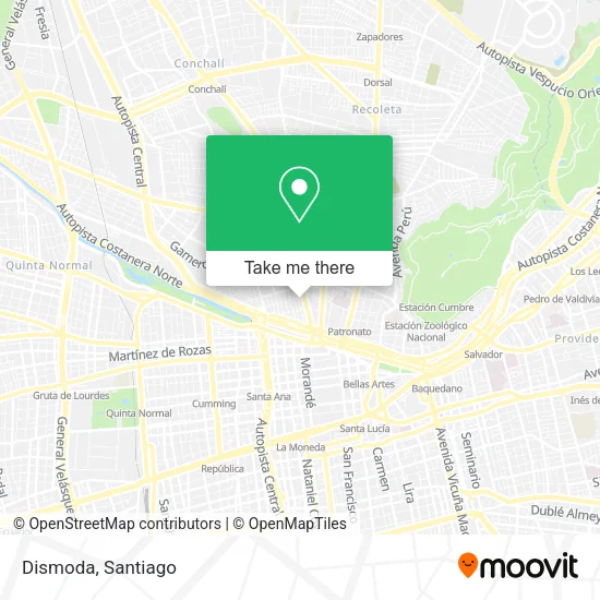 Dismoda map
