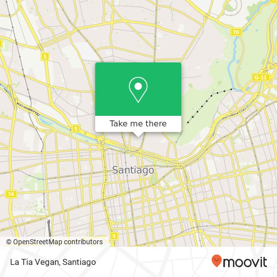 La Tia Vegan map