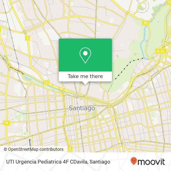 UTI Urgencia Pediatrica 4F CDavila map