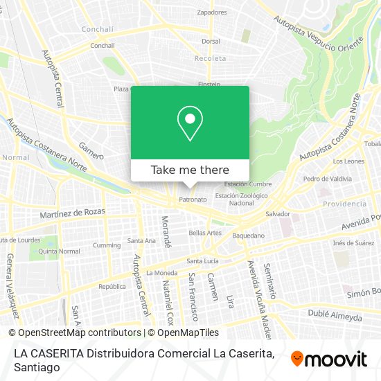 LA CASERITA Distribuidora Comercial La Caserita map