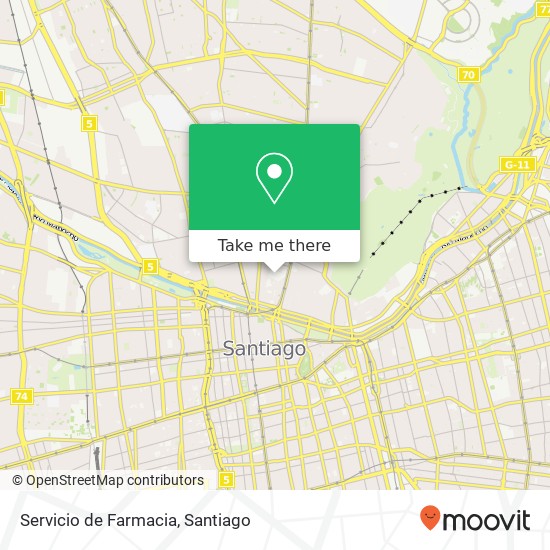 Servicio de Farmacia map