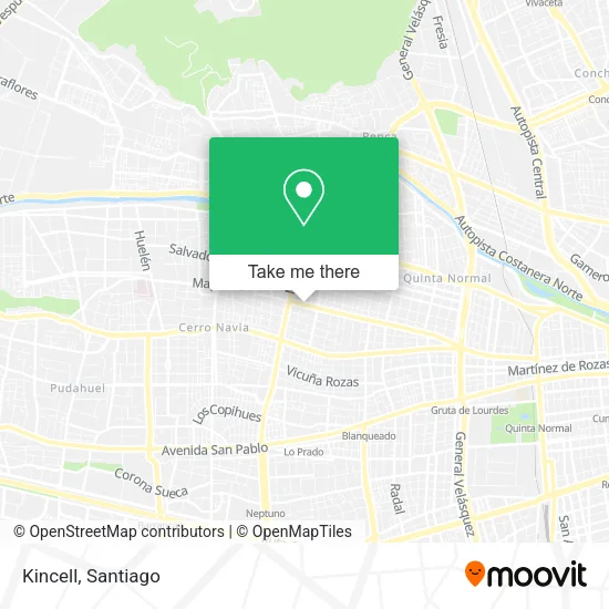 Kincell map