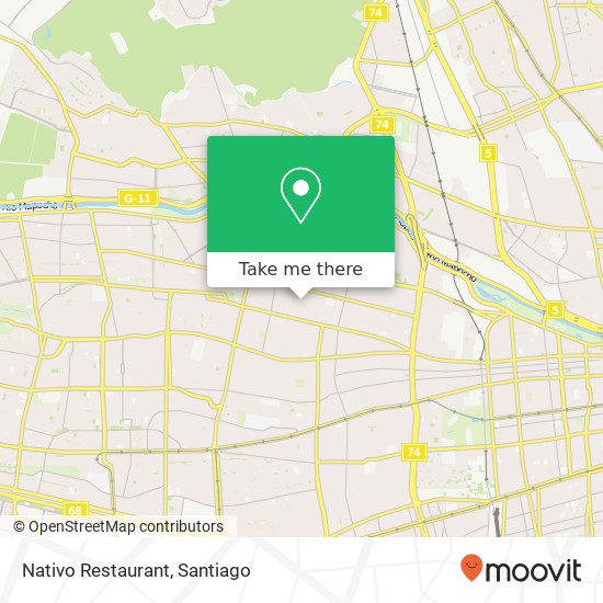 Nativo Restaurant map