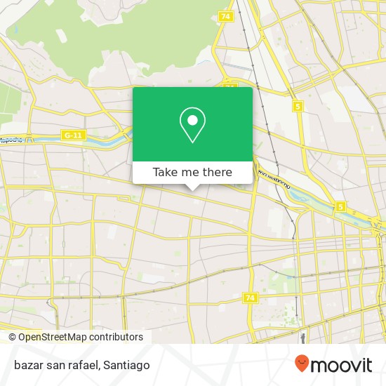 bazar san rafael map