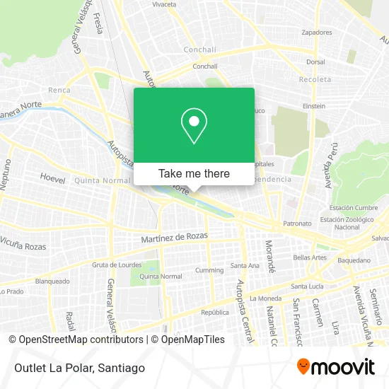 Outlet La Polar map