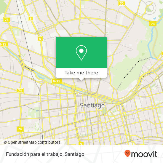 Fundación para el trabajo map