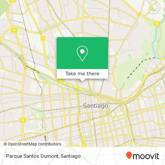 Parque Santos Dumont map