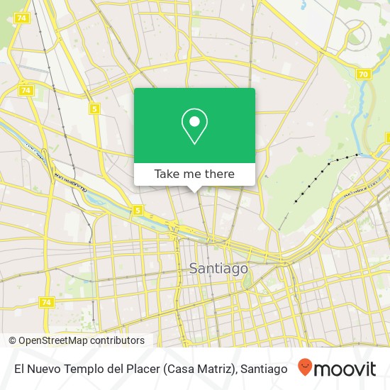 El Nuevo Templo del Placer (Casa Matriz) map