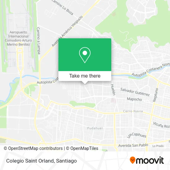 Colegio Saint Orland map