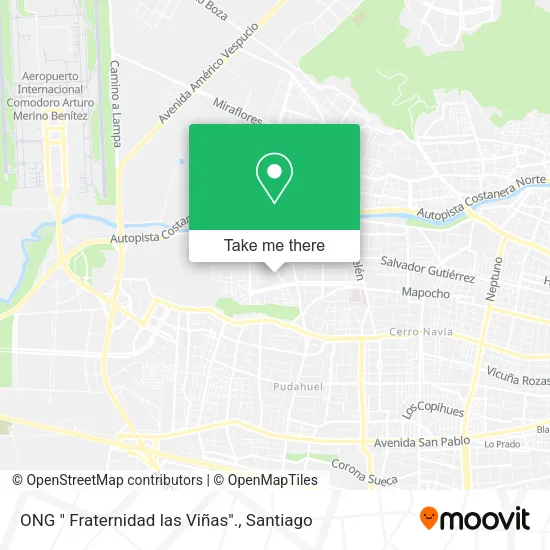 ONG " Fraternidad las Viñas". map