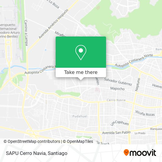 SAPU Cerro Navia map