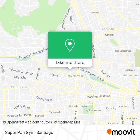 Mapa de Super Pan Gym