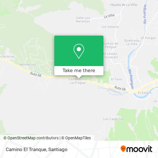 Camino El Tranque map