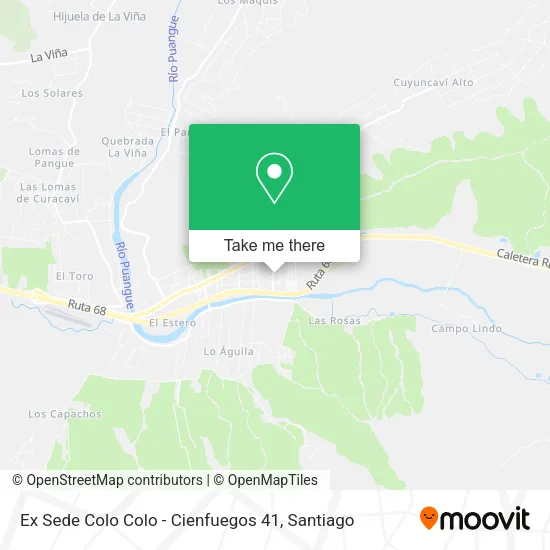 Ex Sede Colo Colo - Cienfuegos 41 map
