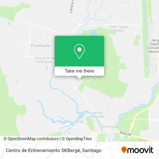 Centro de Entrenamiento SKBergé map