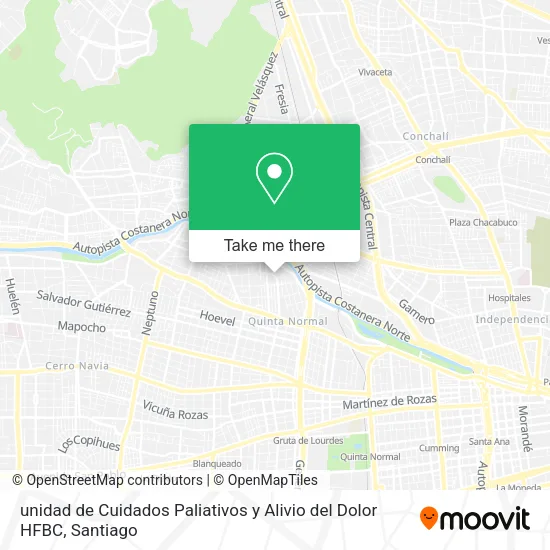 unidad de Cuidados Paliativos y Alivio del Dolor HFBC map