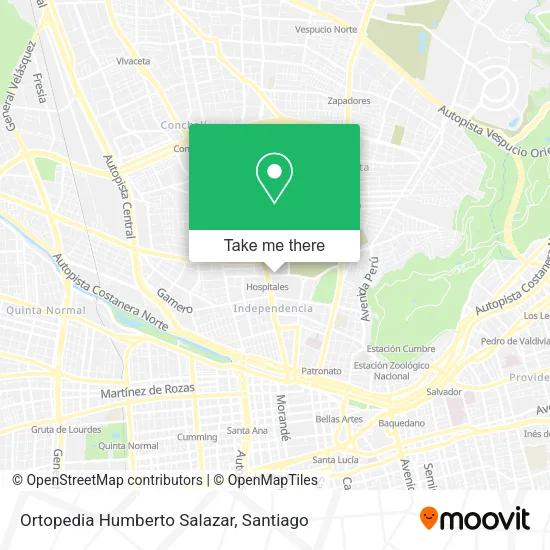 Mapa de Ortopedia Humberto Salazar