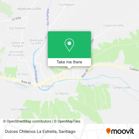 Dulces Chilenos La Estrella map