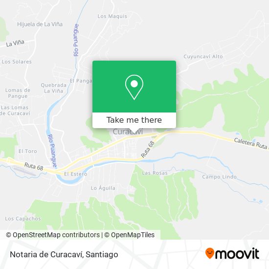 Notaria de Curacaví map