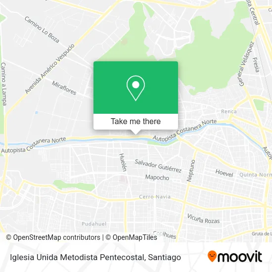 Iglesia Unida Metodista Pentecostal map