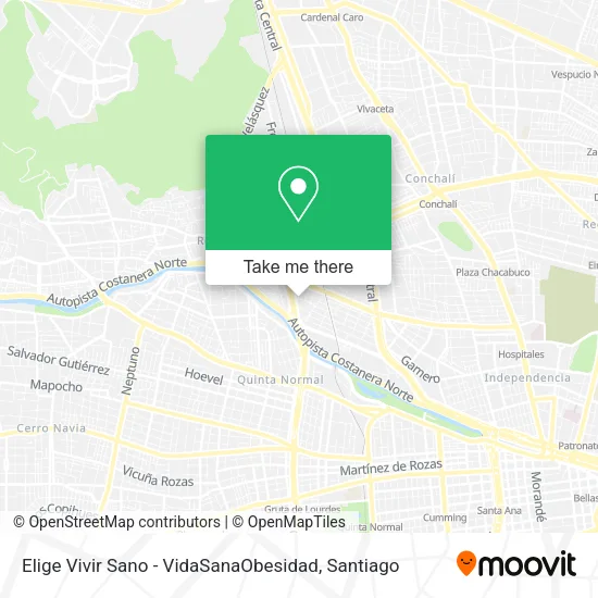 Elige Vivir Sano - VidaSanaObesidad map