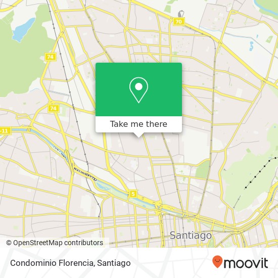 Condominio Florencia map