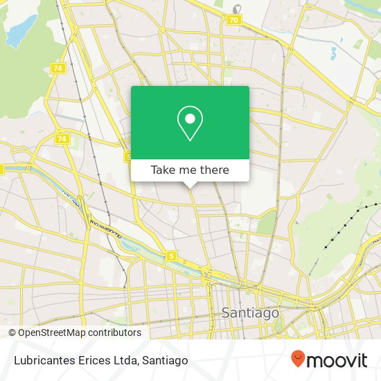 Lubricantes Erices Ltda map