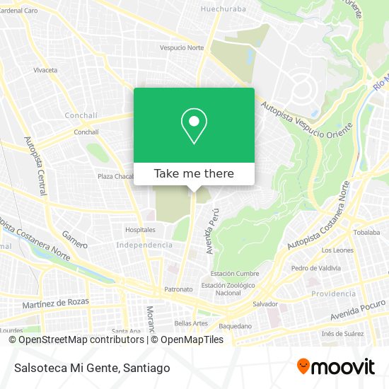 Salsoteca Mi Gente map