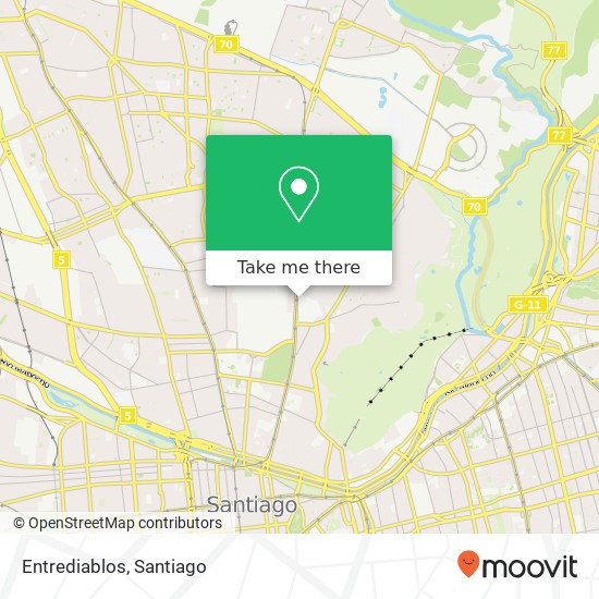 Entrediablos map