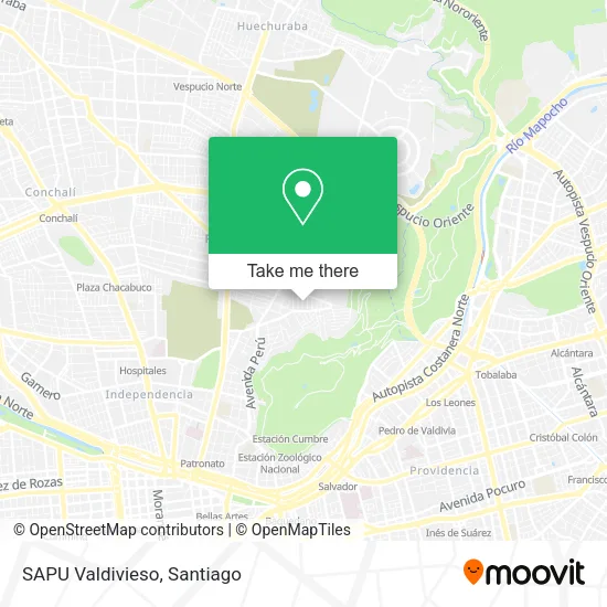 SAPU Valdivieso map