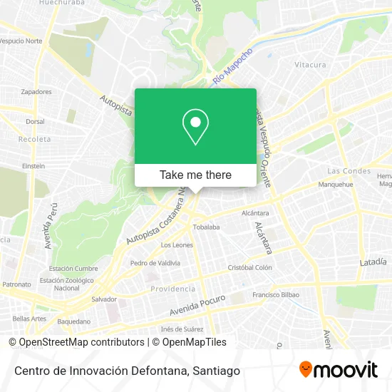 Centro de Innovación Defontana map