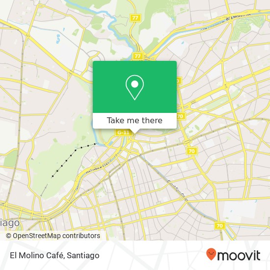 El Molino Café map