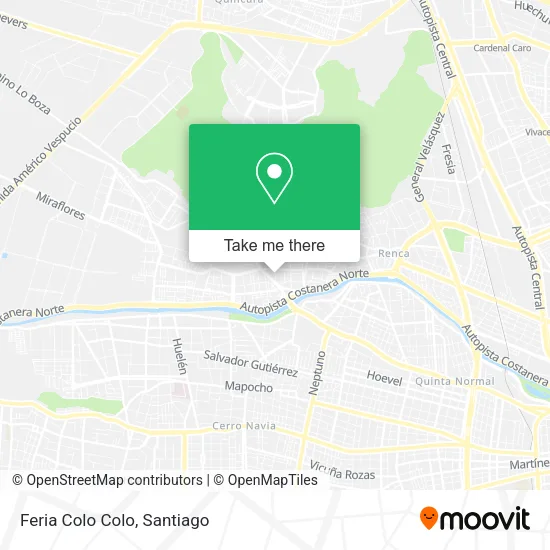 Feria Colo Colo map