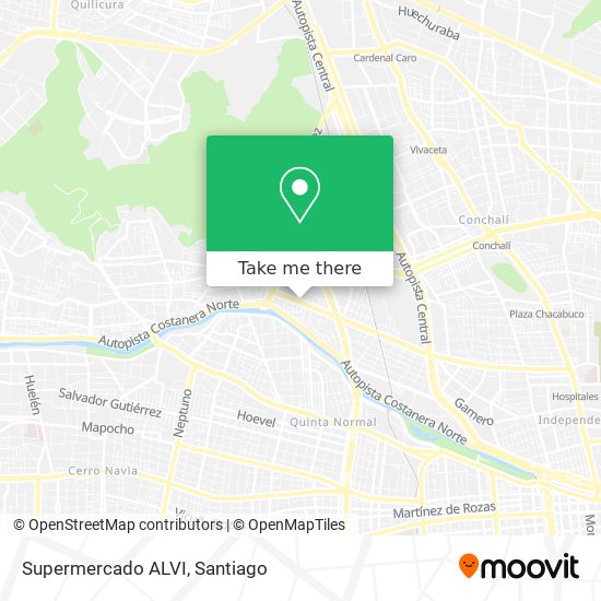 Supermercado ALVI map