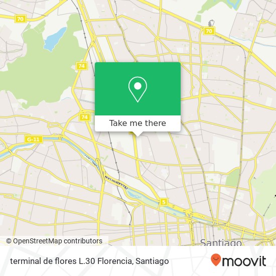 terminal de flores L.30 Florencia map