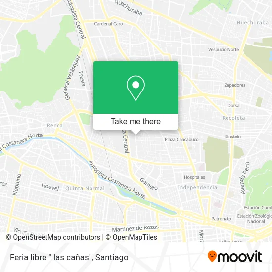 Feria libre " las cañas" map