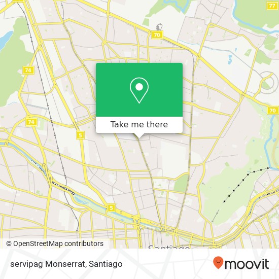 servipag Monserrat map
