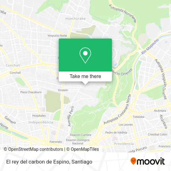 El rey del carbon de Espino map
