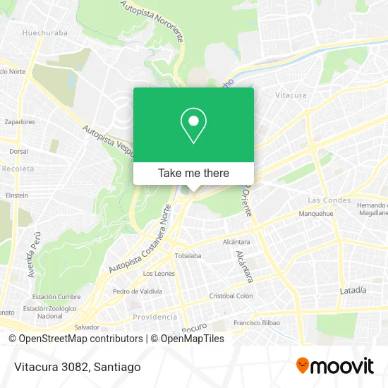 Vitacura 3082 map
