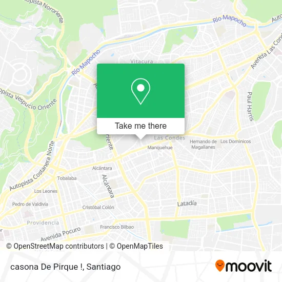casona De Pirque ! map