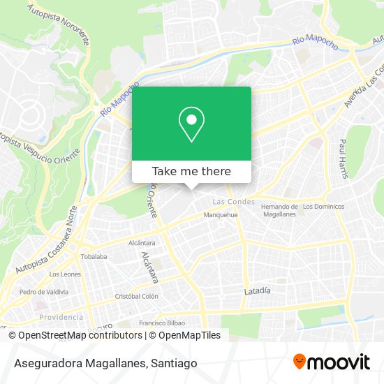 Aseguradora Magallanes map