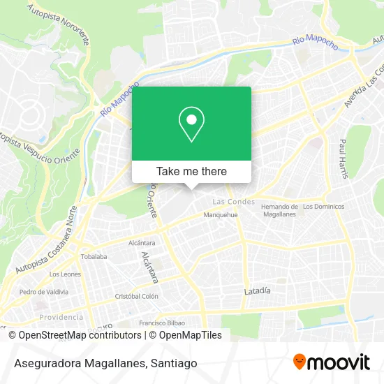 Aseguradora Magallanes map