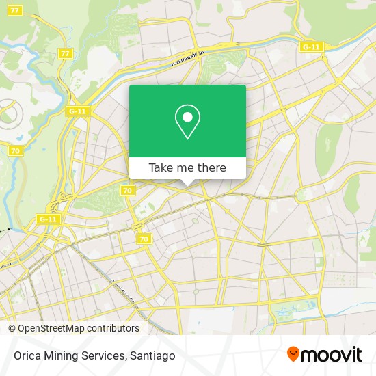 Orica Mining Services map