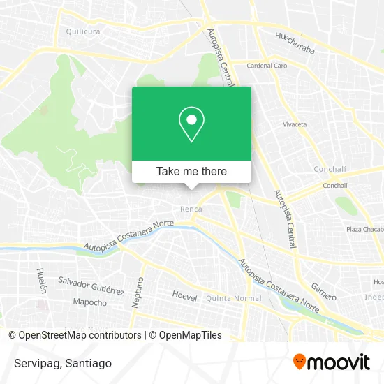 Servipag map