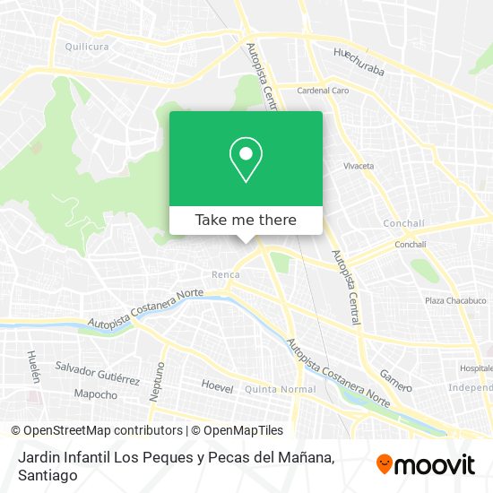 Jardin Infantil Los Peques y Pecas del Mañana map