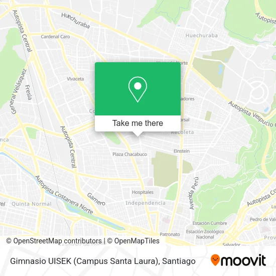 Gimnasio UISEK (Campus Santa Laura) map