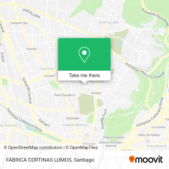FÁBRICA CORTINAS LUMOS map